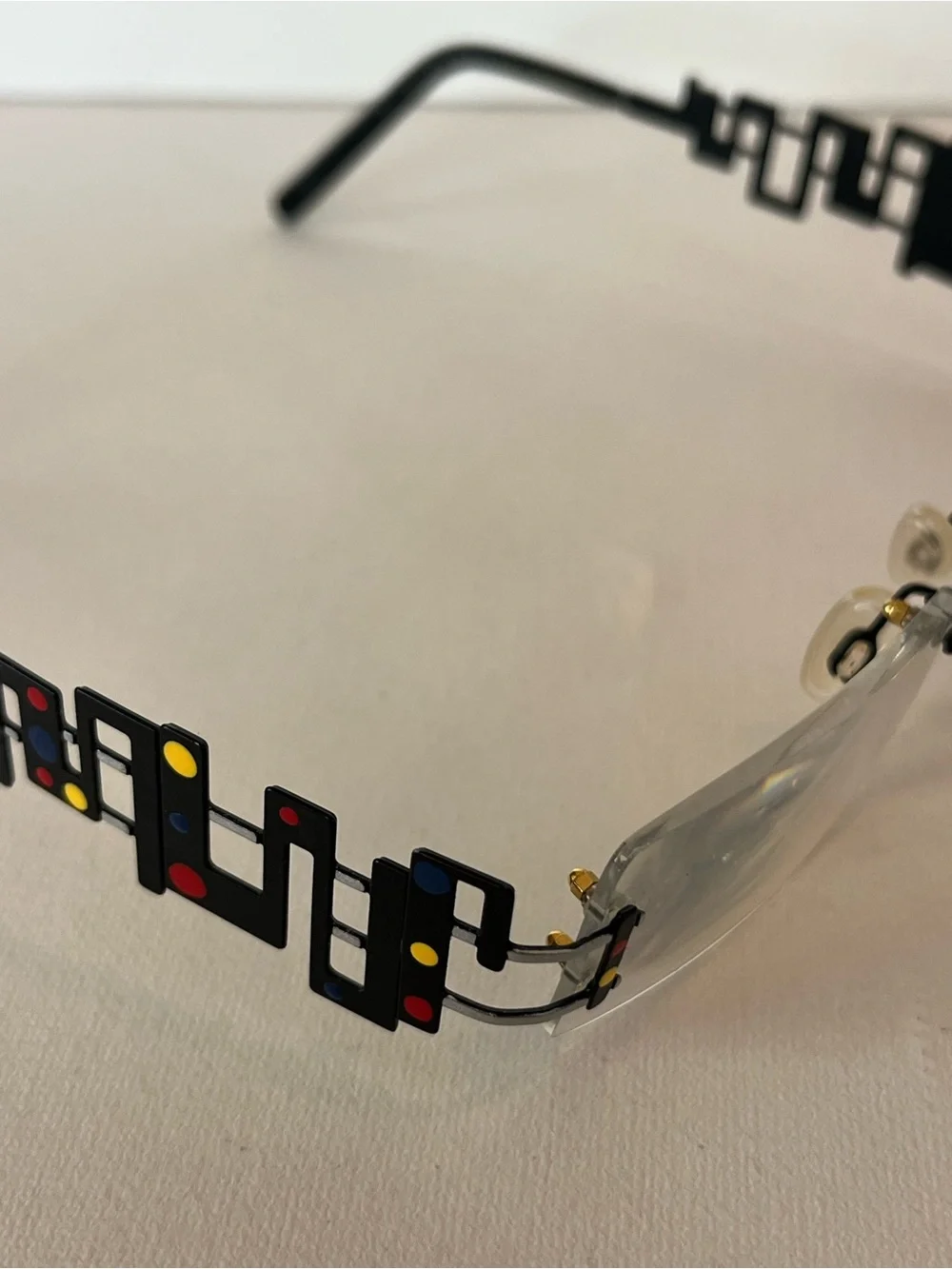 Vintage Yabi Art Abendzauber 4531 6596 Rimless Geometric Eyeglasses Germany